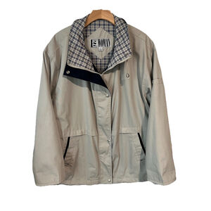 Izzi Woman Trail Coat Beige Windbreaker Size 1X